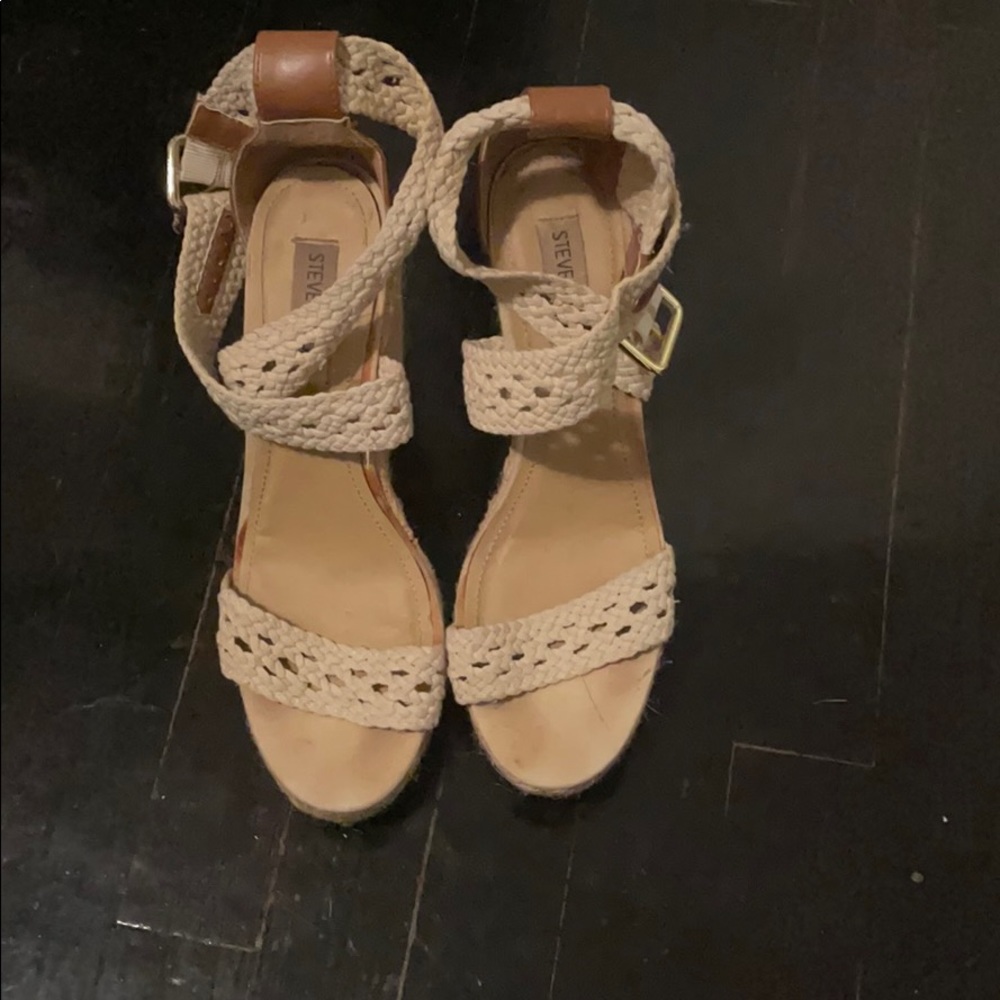 Women’s White Wedge Heels